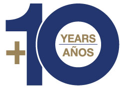 10+ años de servicio